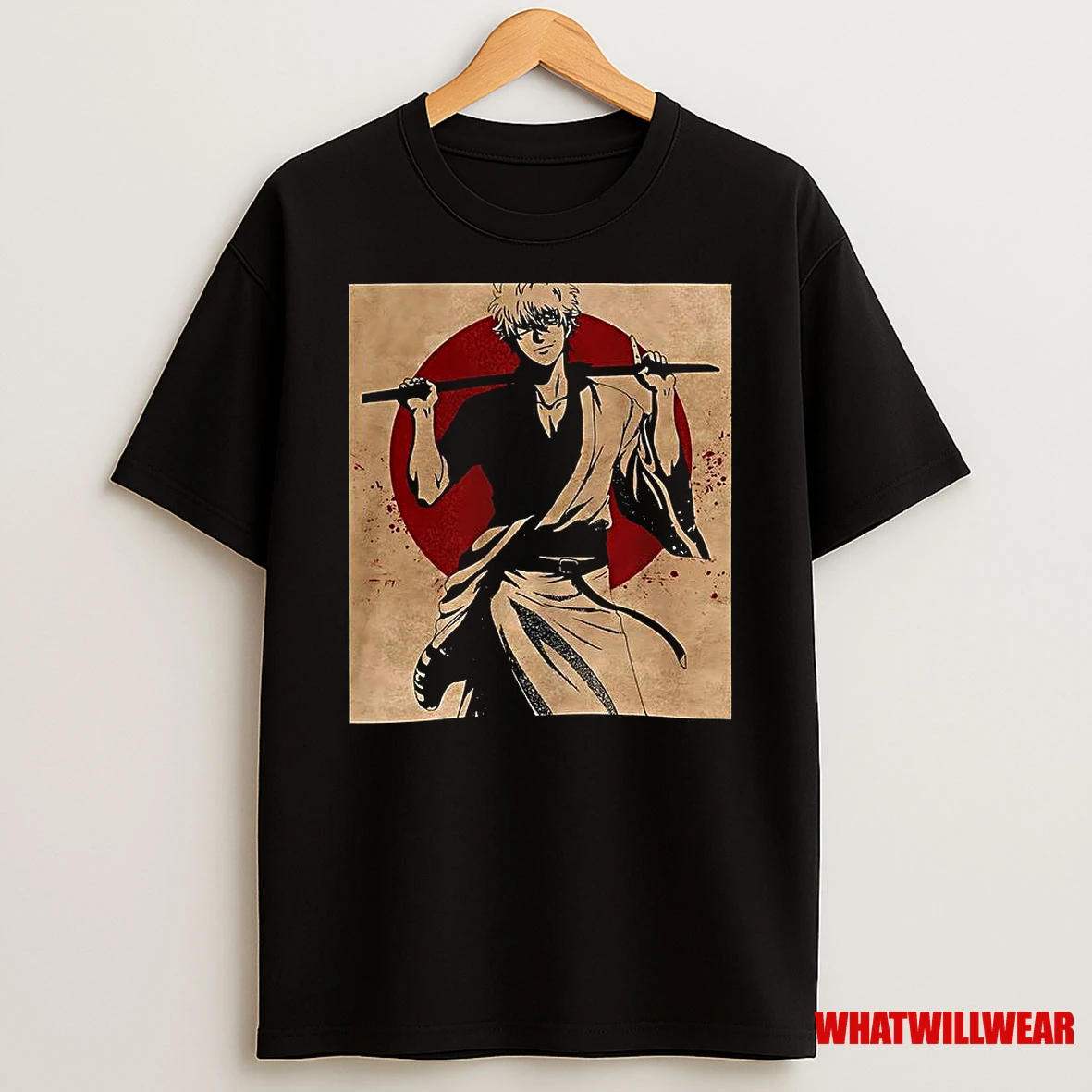 Sakata Gintoki Gintama Japanese Style Sun Shirts