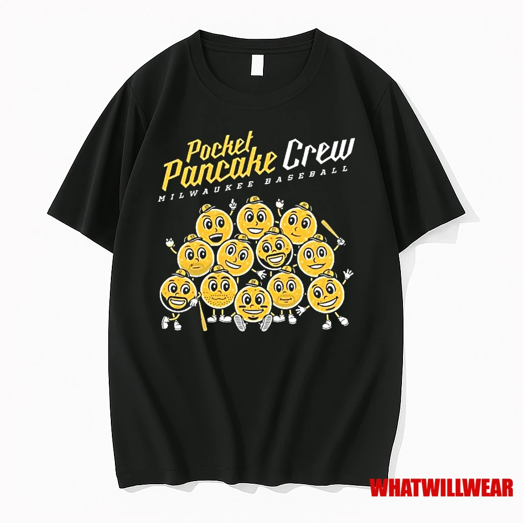 Sal Frelick Pocket Pancake Crew Milwaukee Baseball Shirts
