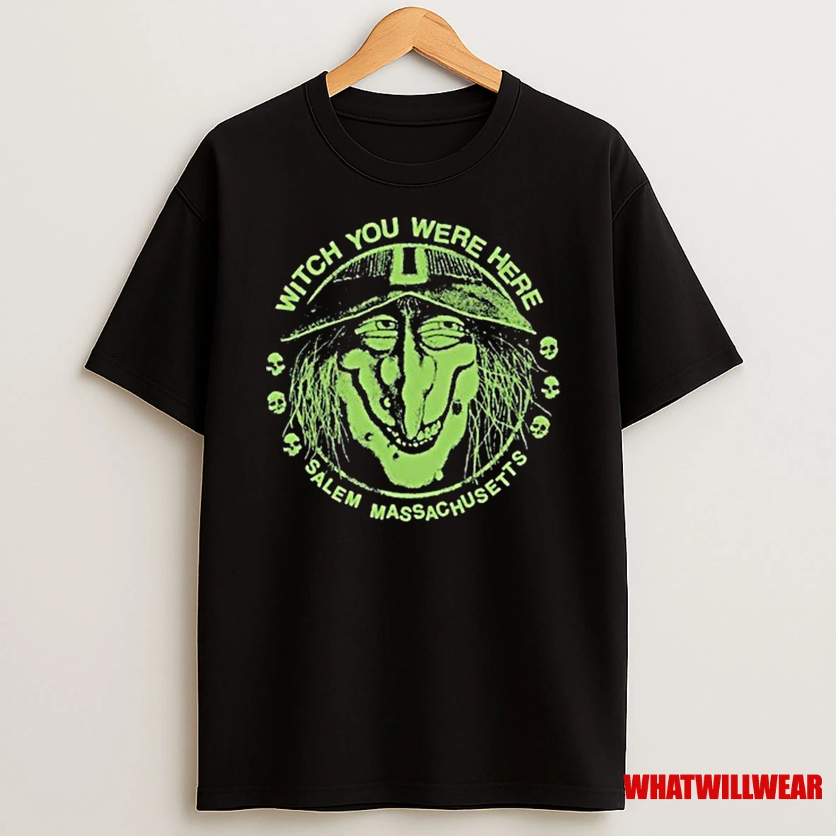 Salem Massachusetts With You Were Here Halloween Shirts