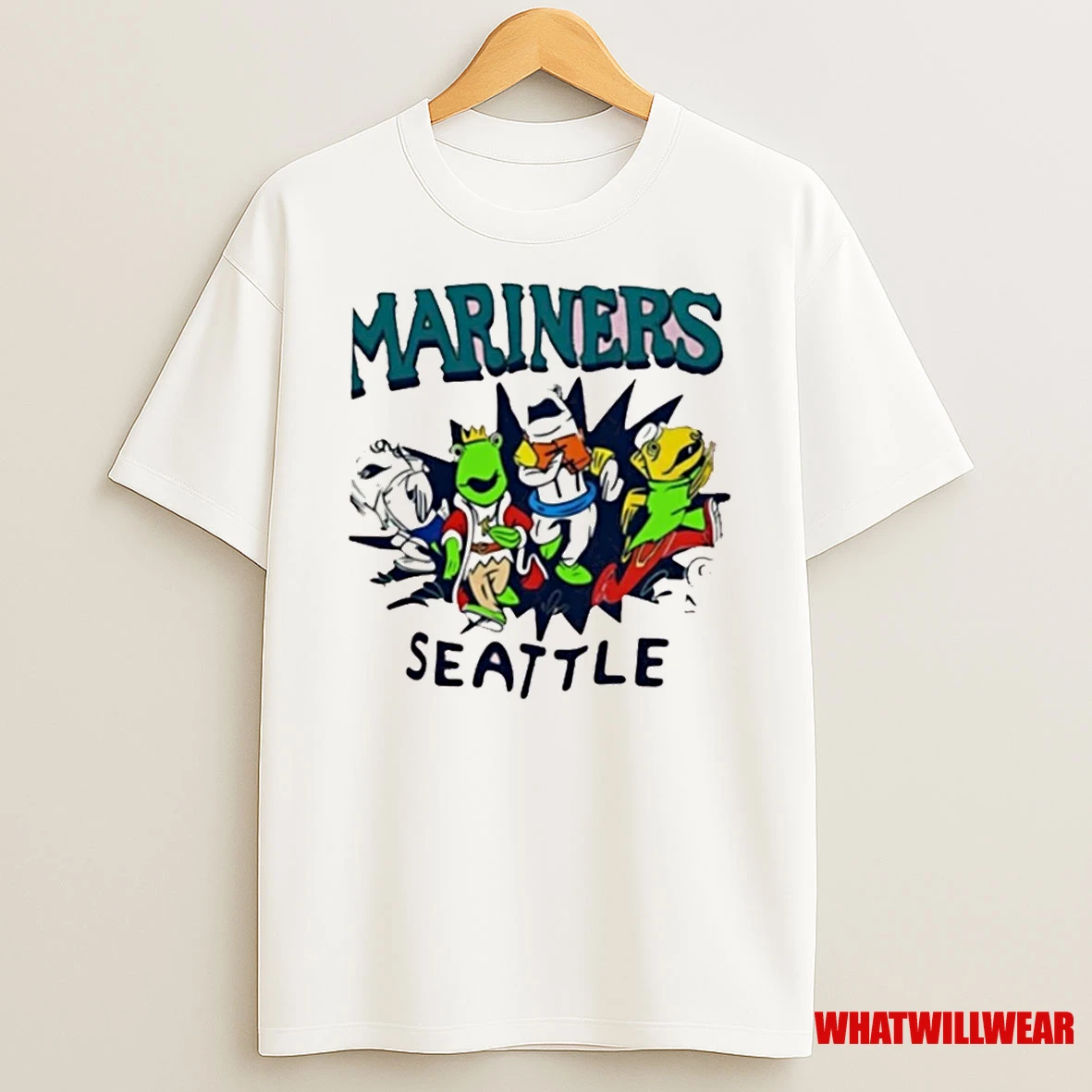 Salmon Run Mariners Seattle Mascots Shirts