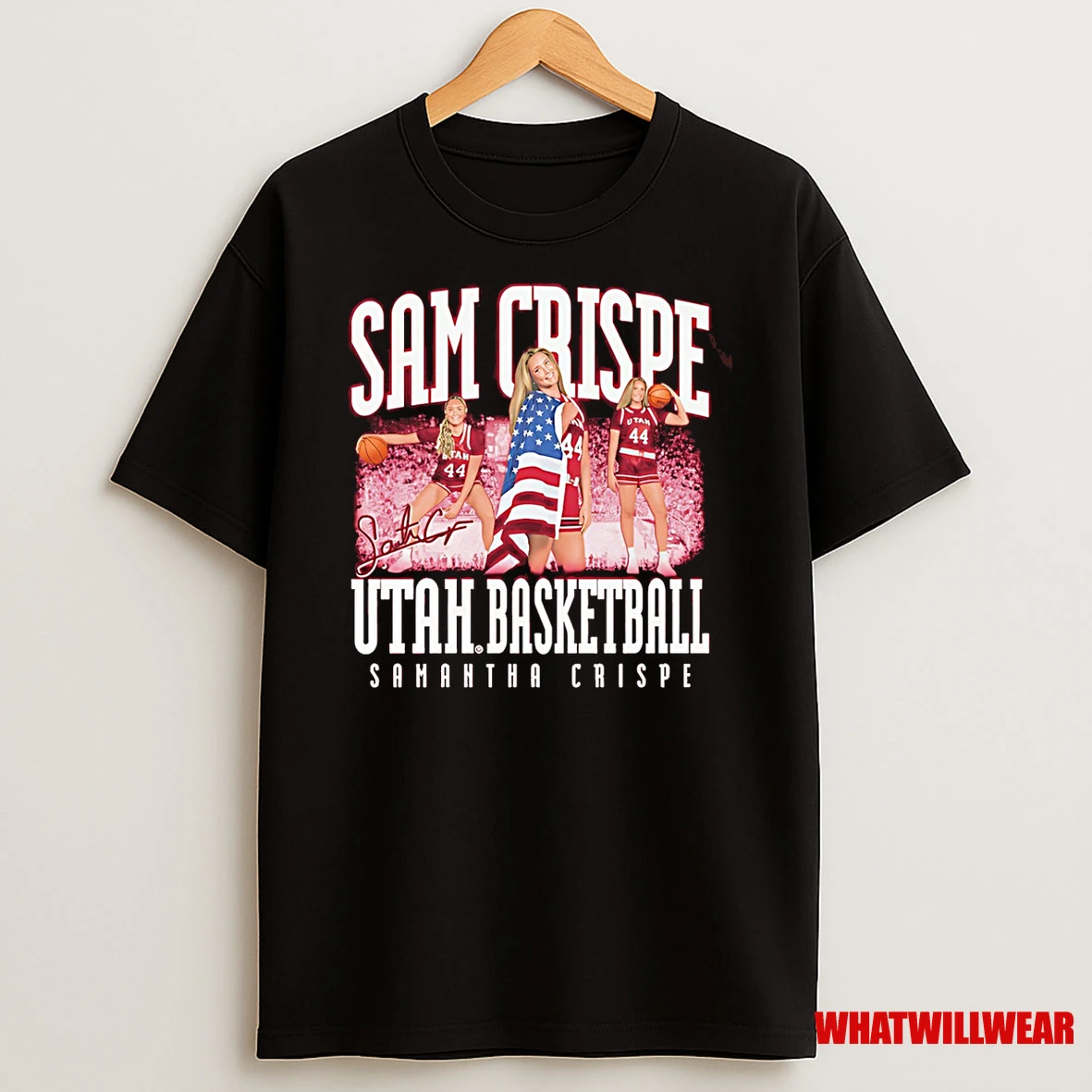 Sam Crispe Utah Utes Illustrated Shirts