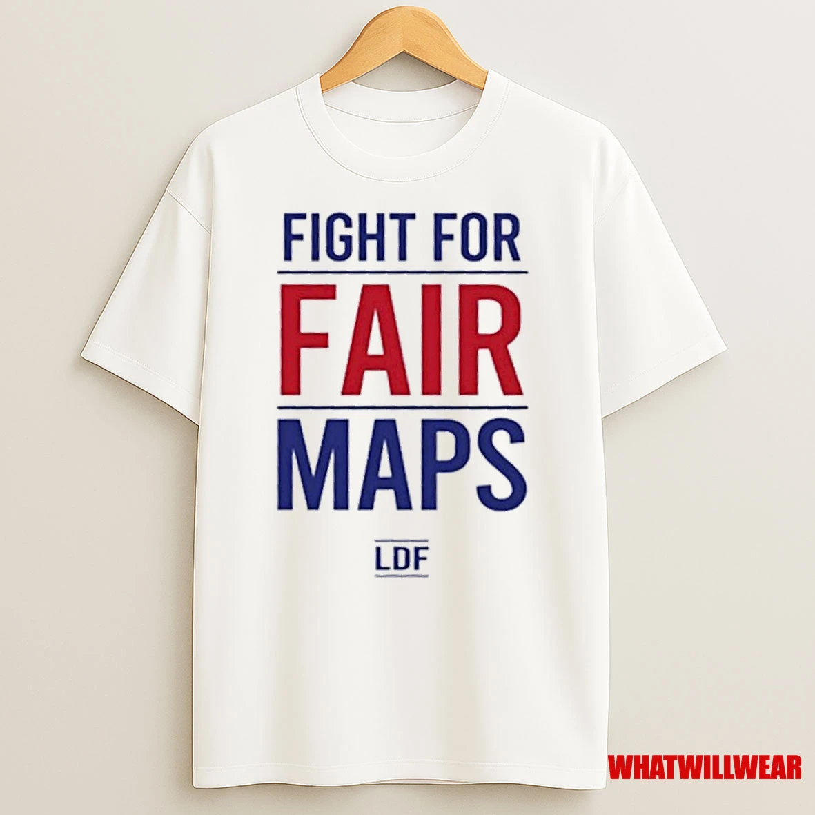 Samuel Jackson Wearing Fight For Fair Maps Shirts