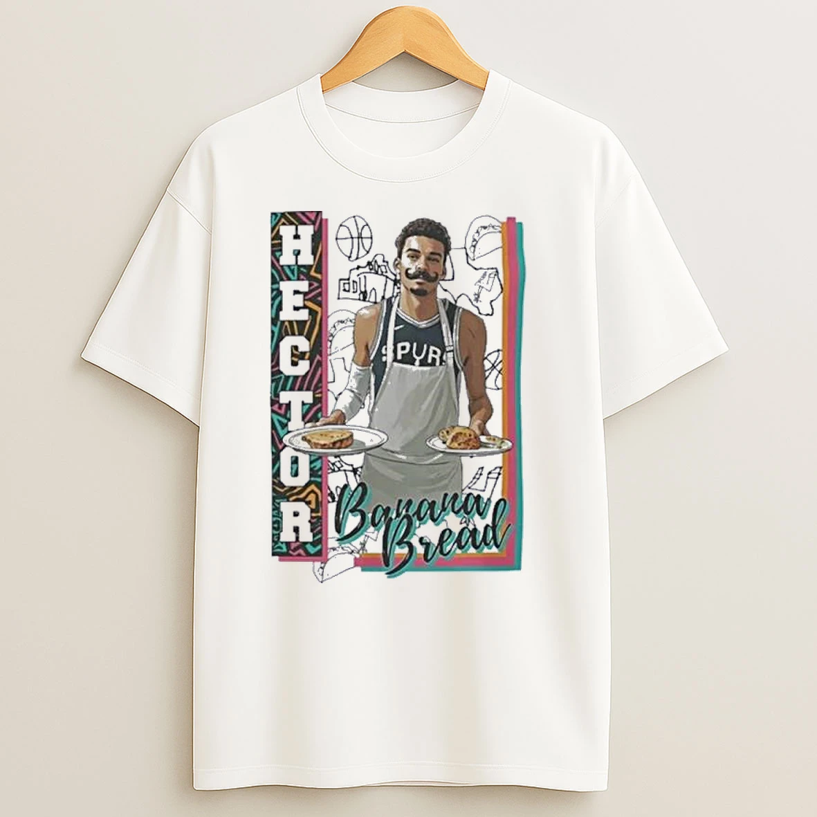 San Antonio Spurs Hector Banana Bread Vintage T Shirts