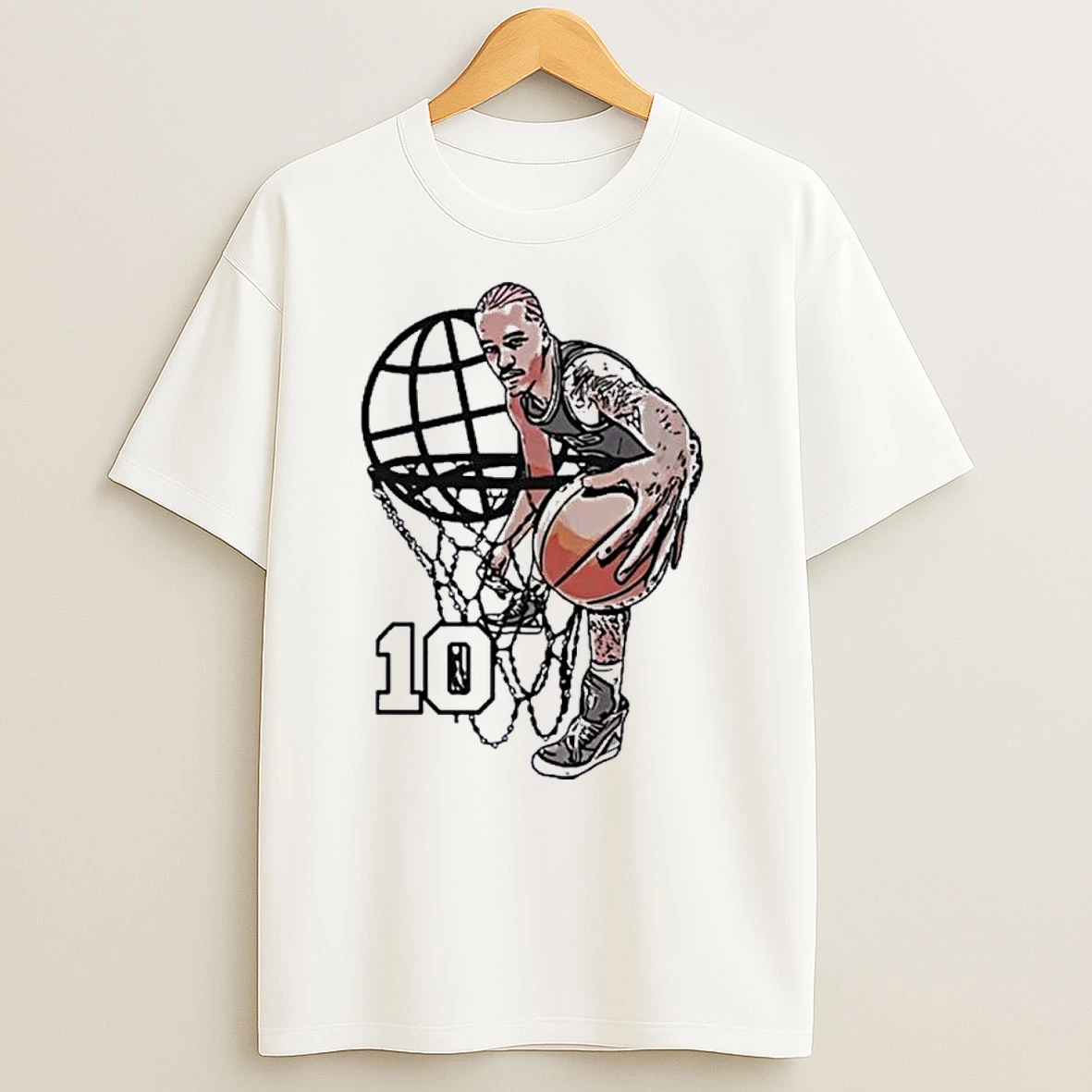 San Antonio Spurs Sochan Geobasket T Shirts