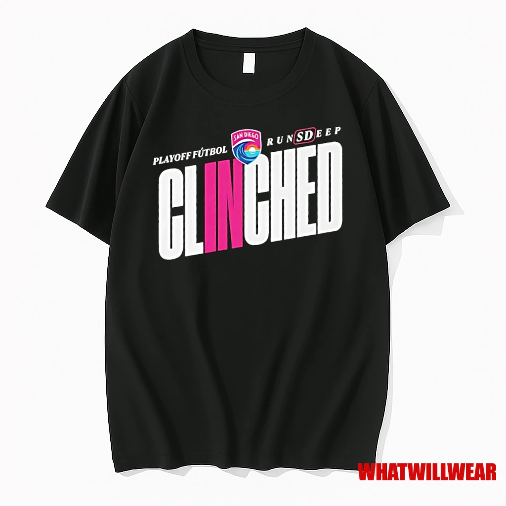 San Diego Wave Fc 2025 Playoffs Clinched Shirts