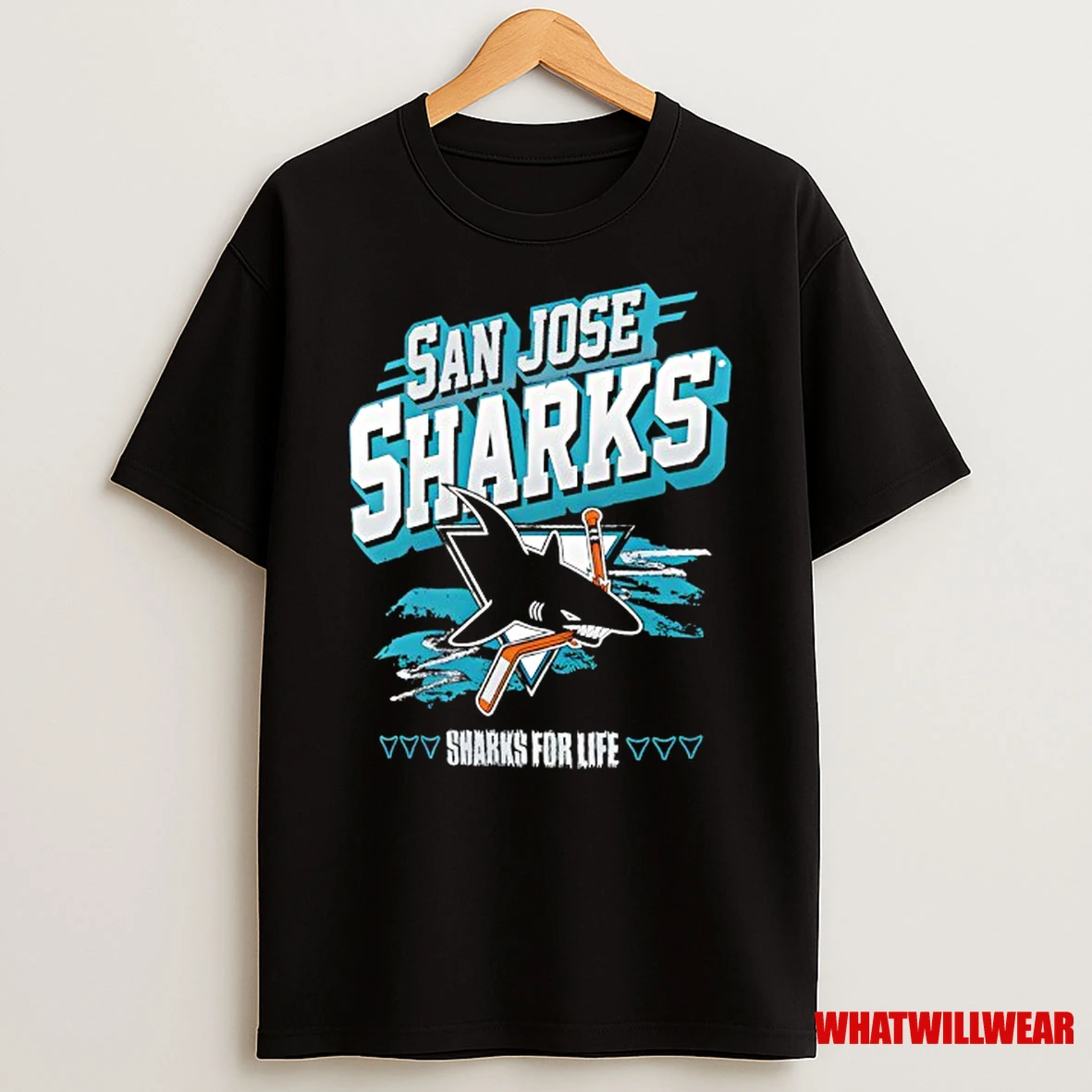 San Jose Sharks Sharks For Life Logo Shirts