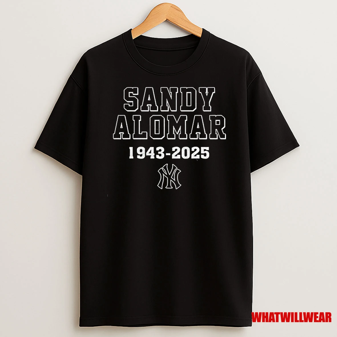Sandy Alomar Sr New York Yankees Rest In Peace Forever Mlb Baseball 1943 2025 Shirts