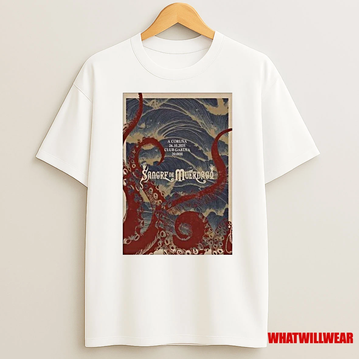 Sangre De Muerdago A Coruna Spain Oct 26 2025 Shirts