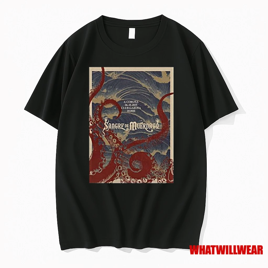 Sangre De Muerdago A Coruna Spain Tour On October 26 2025 Shirts