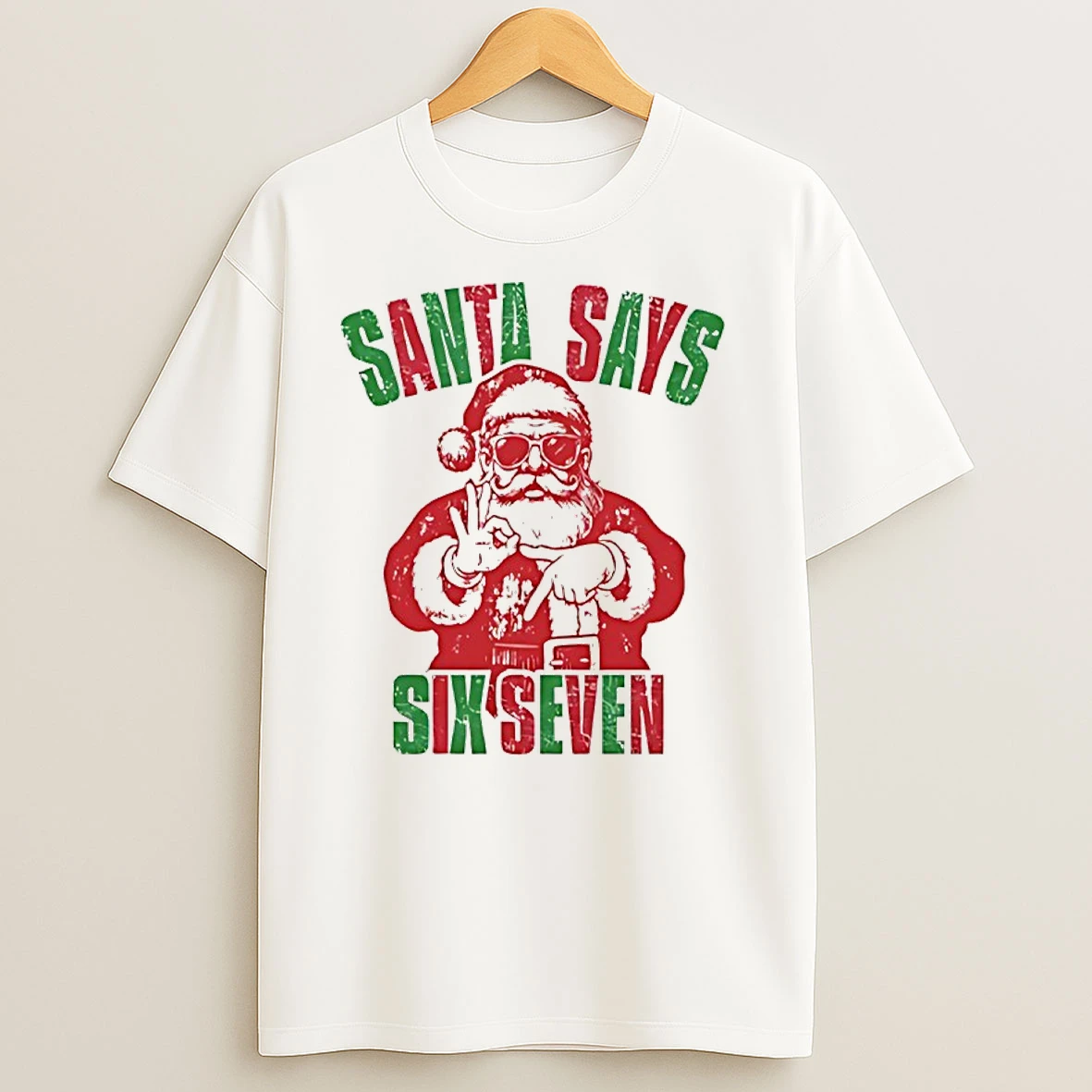 Santa Claus Six Seven Christmas 2025 T Shirts