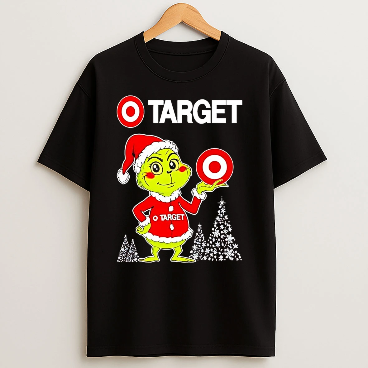Santa Grinch Target Christmas T Shirts