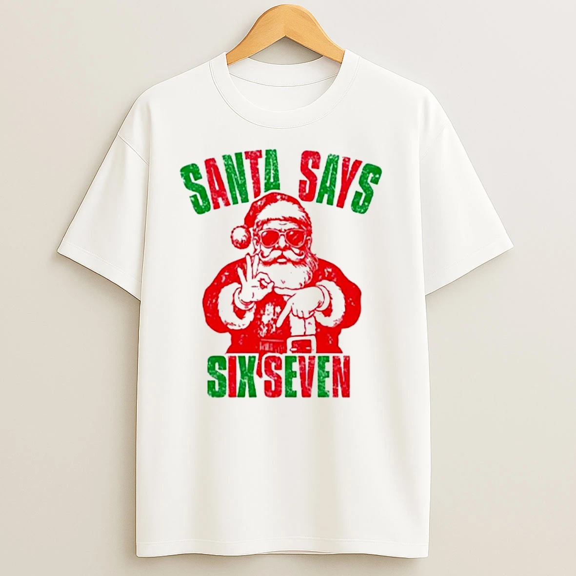 Santa Six Seven Christmas 2025 T Shirts