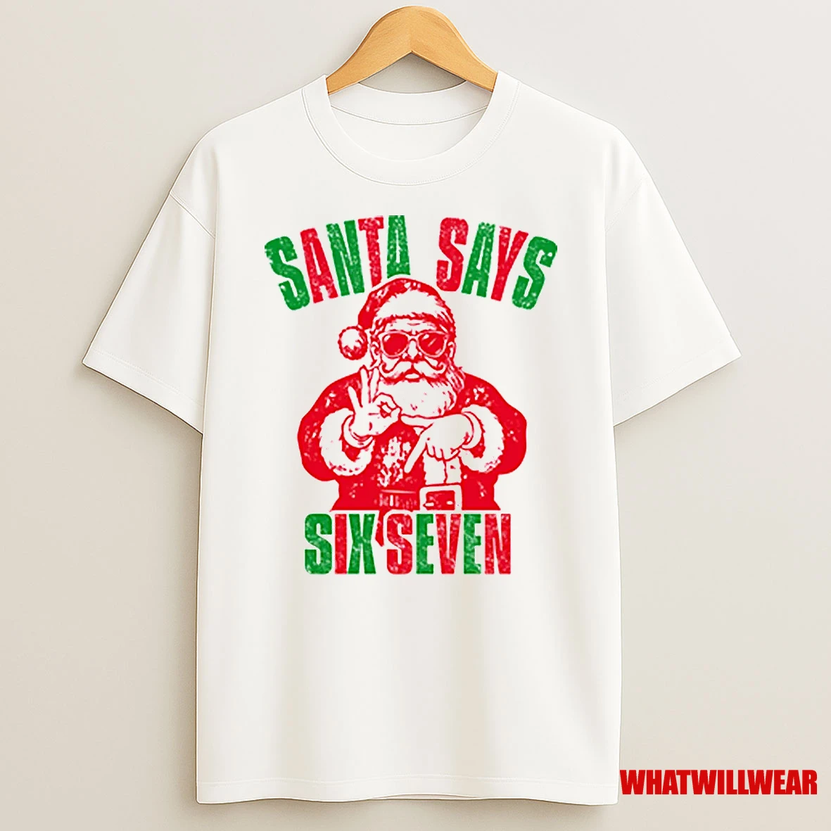 Santa Six Seven Christmas Shirts