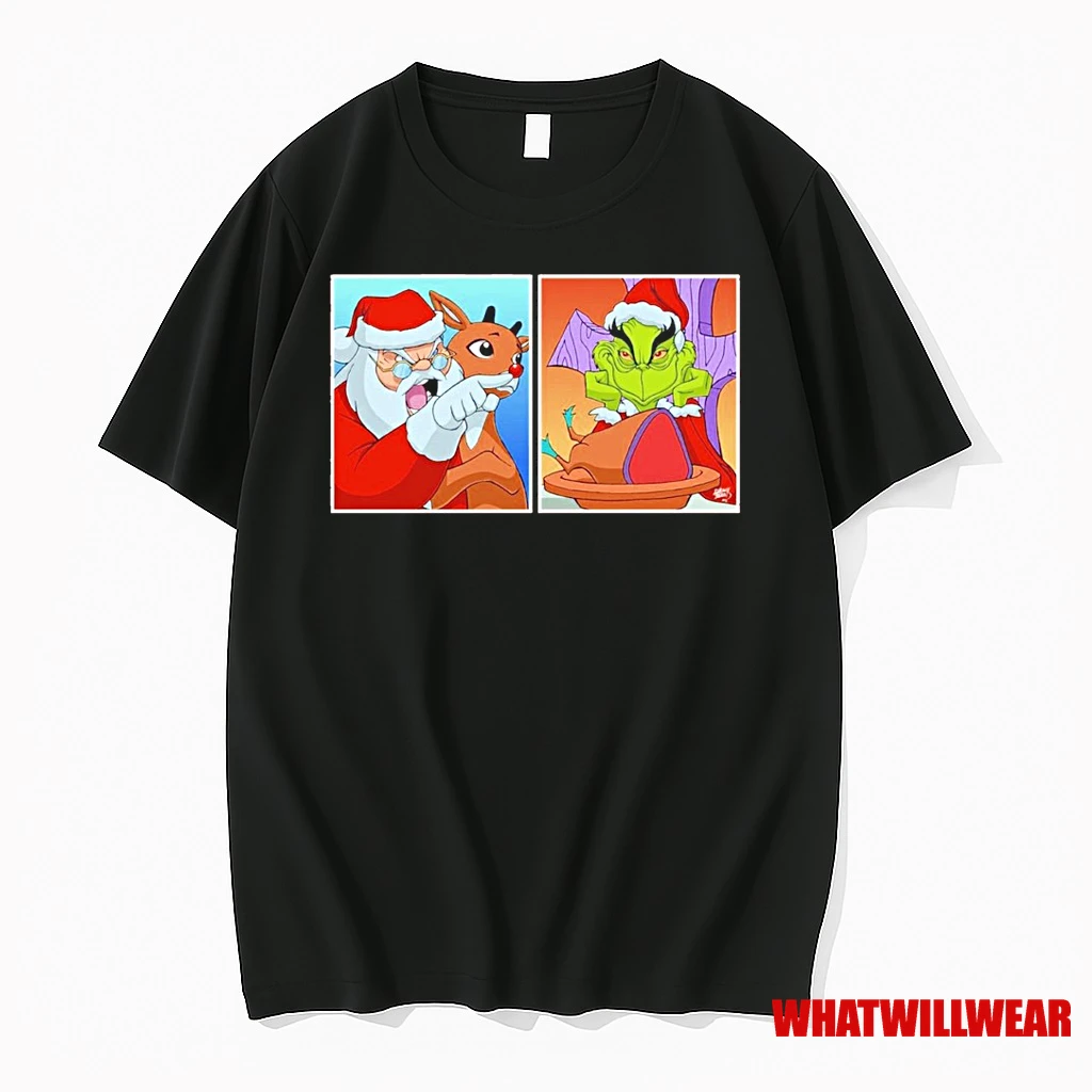 Santa Claus Yelling Meme Grinch Shirts
