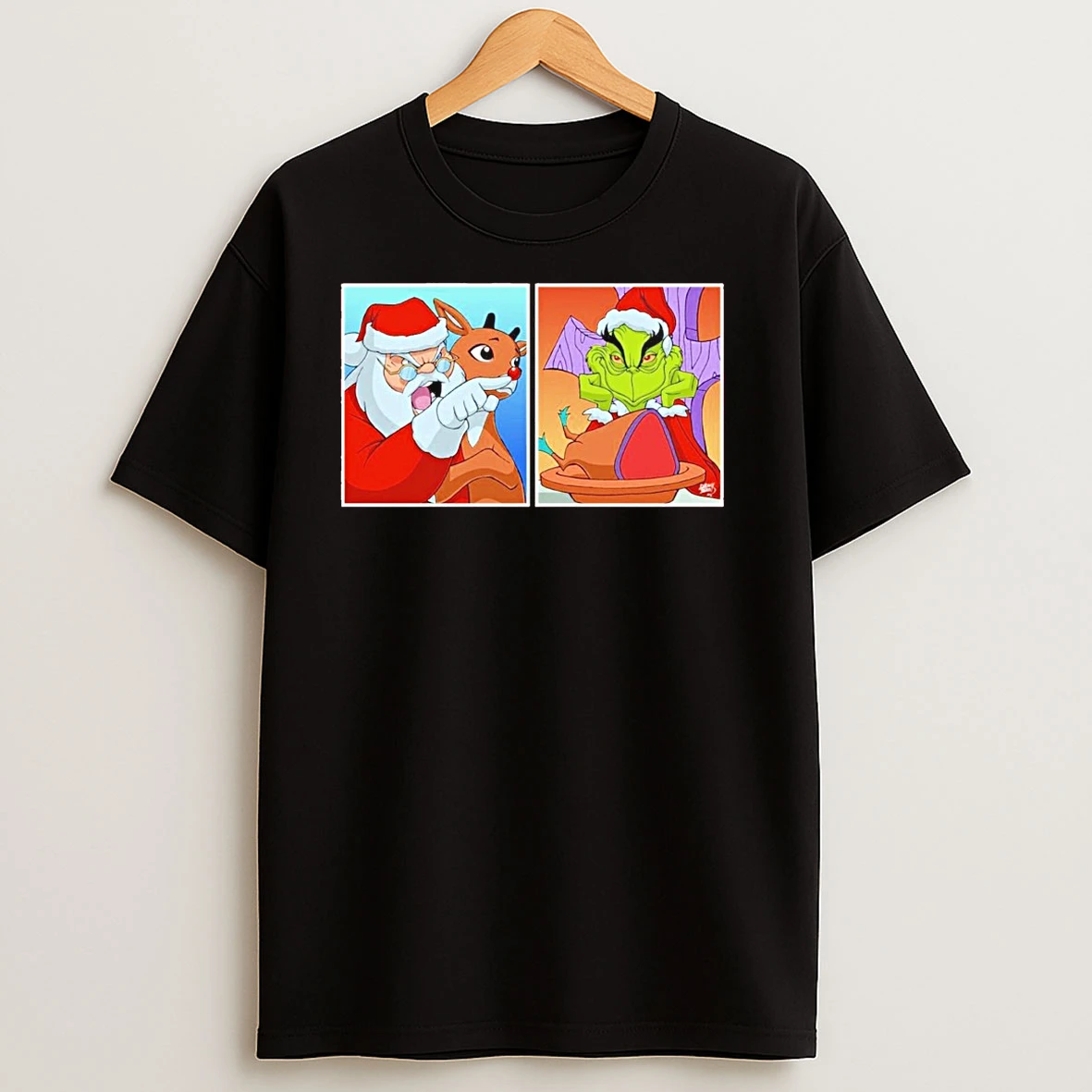 Santa Claus Yelling Meme Grinch T Shirts