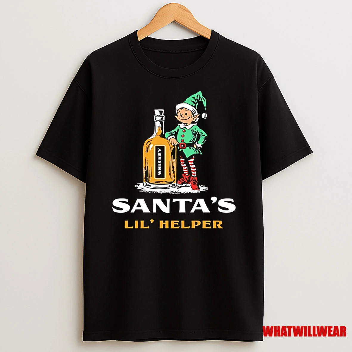 Santas Little Helper Elf Merry Christmas Shirts