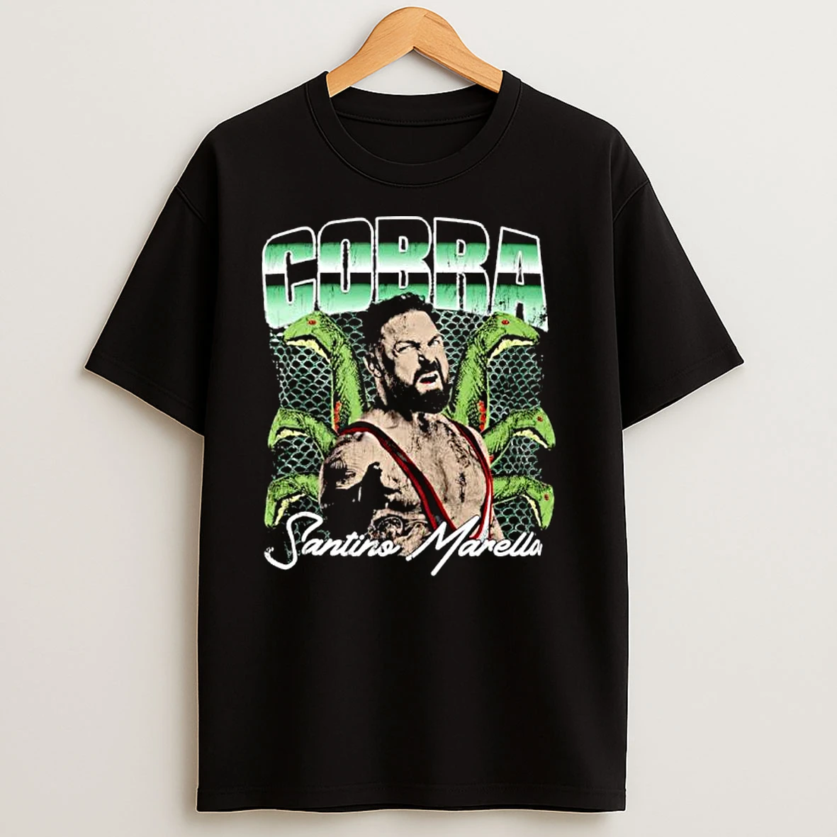 Santino Marella Cobra Vintage Ornaments T Shirts