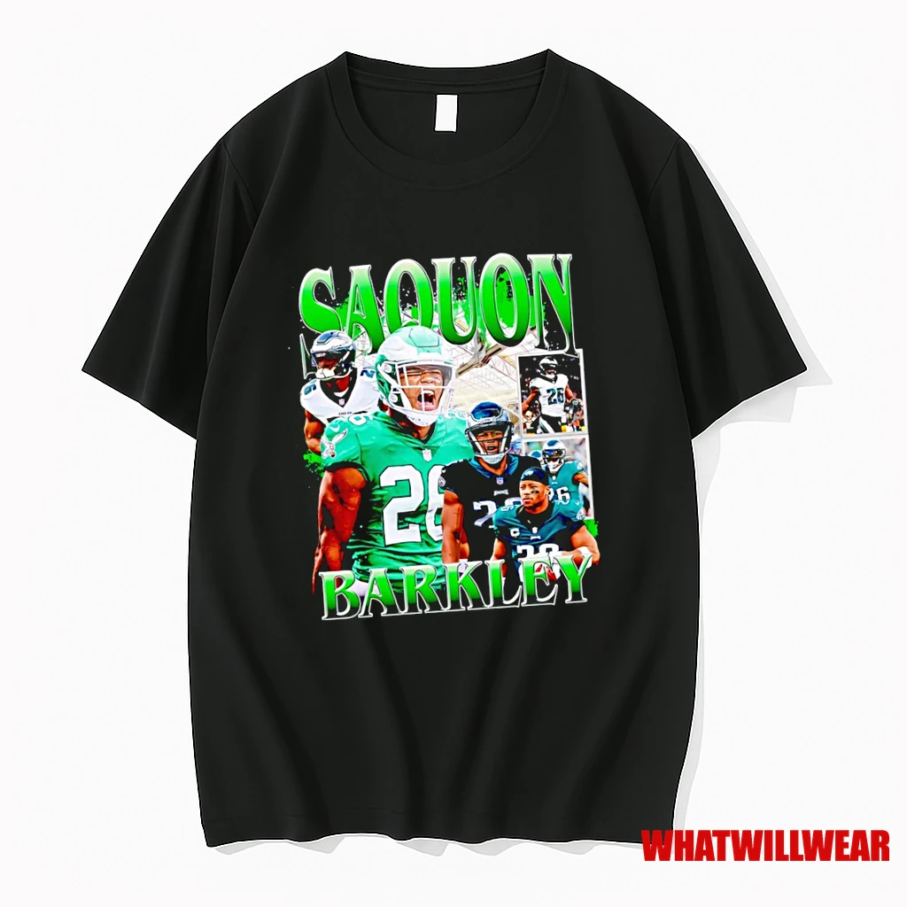 Saquon Barkley Philadelphia Eagles Quarterback Logo Shirts
