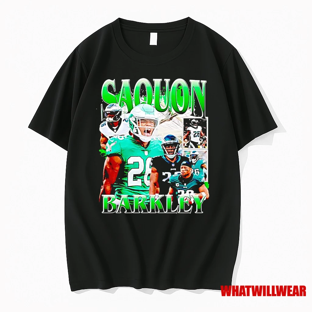 Saquon Barkley Graphic Collage Philadelphia Eagles Shirts