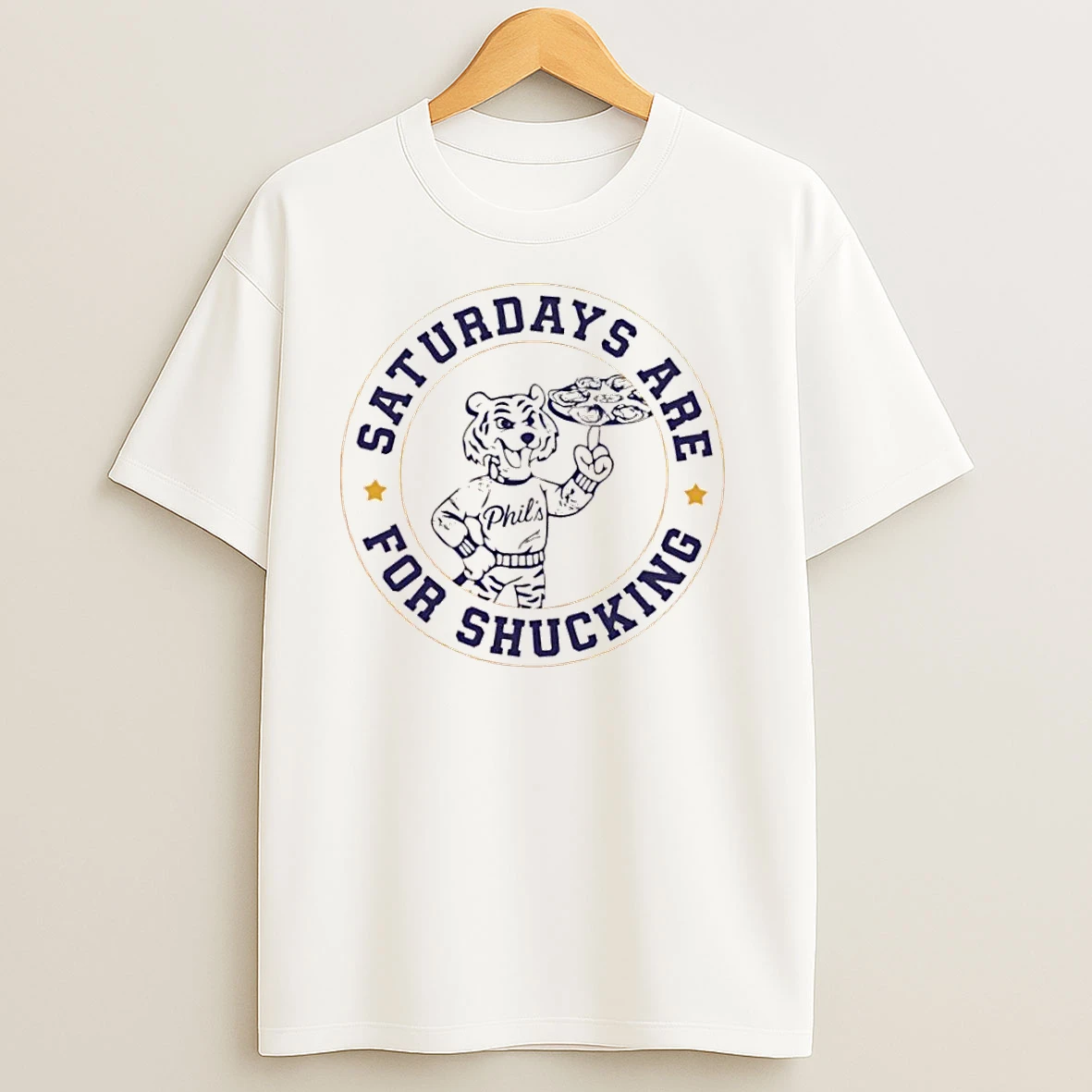 Saturdays Are For Shucking Tiger Phils Mascot T Shirts