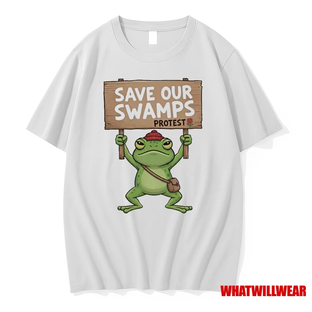 Save Our Swamps Protest Frog Portland Shirts