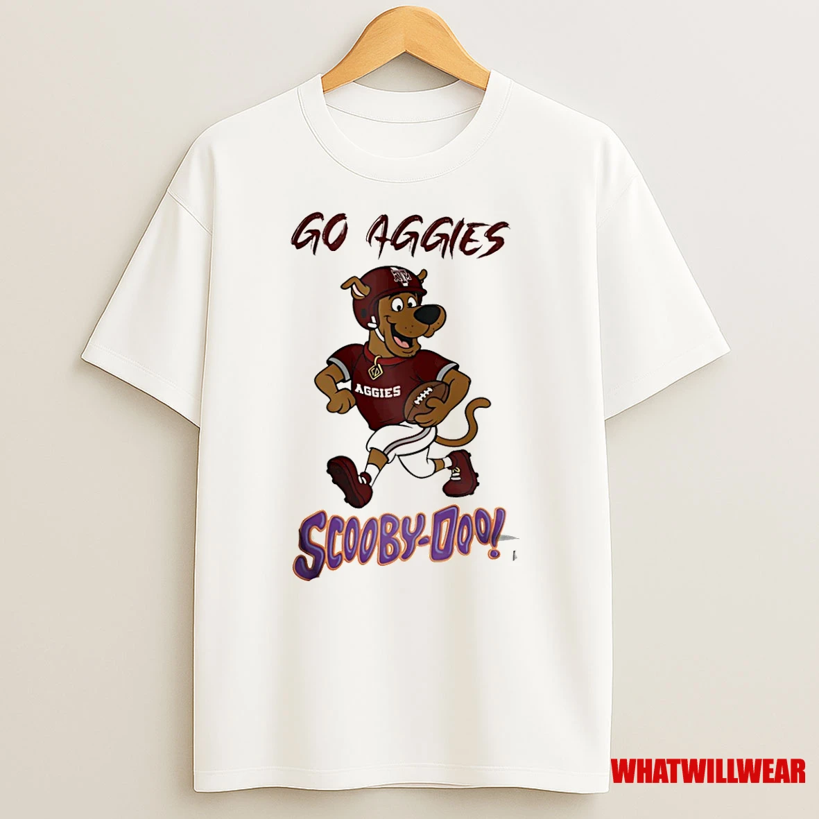 Scooby Doo X Texas Am Aggies Go Aggies Shirts
