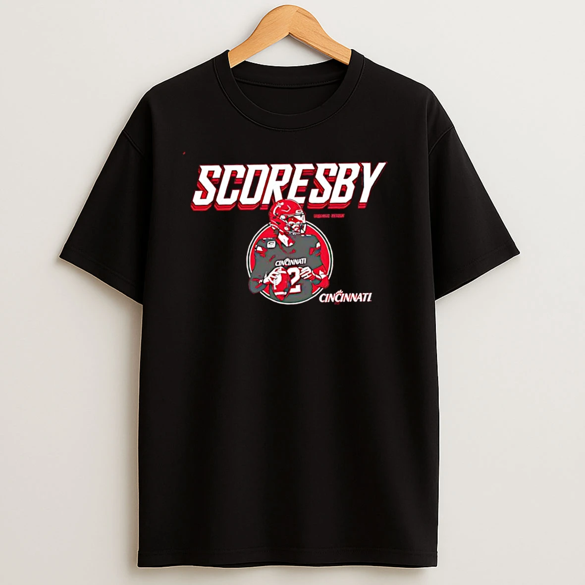 Scoresby Brendan Sorsby Cincinnati Bearcats Football Player T Shirts