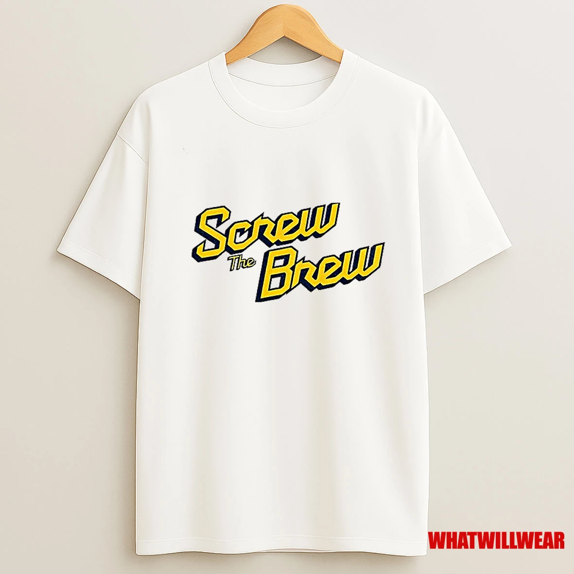 Screw The Brew Milwaukee Brewers Mlb Baseball Shirts