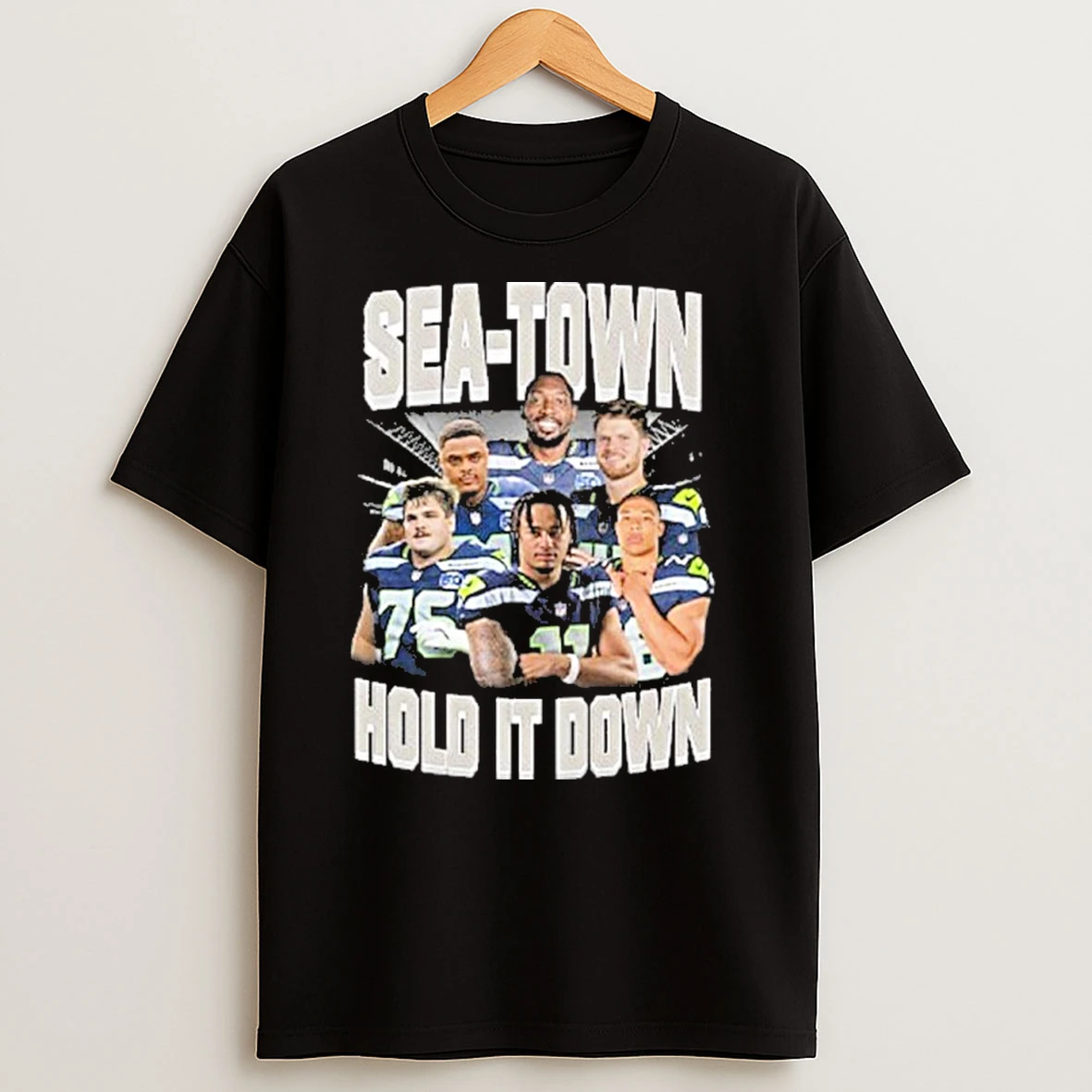 Sea Town Hold It Down Seattle Seahawks T Shirts
