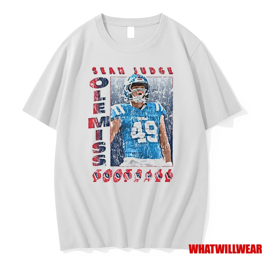 Sean Judge Ole Miss Rebels Player Retro Graphic Shirts