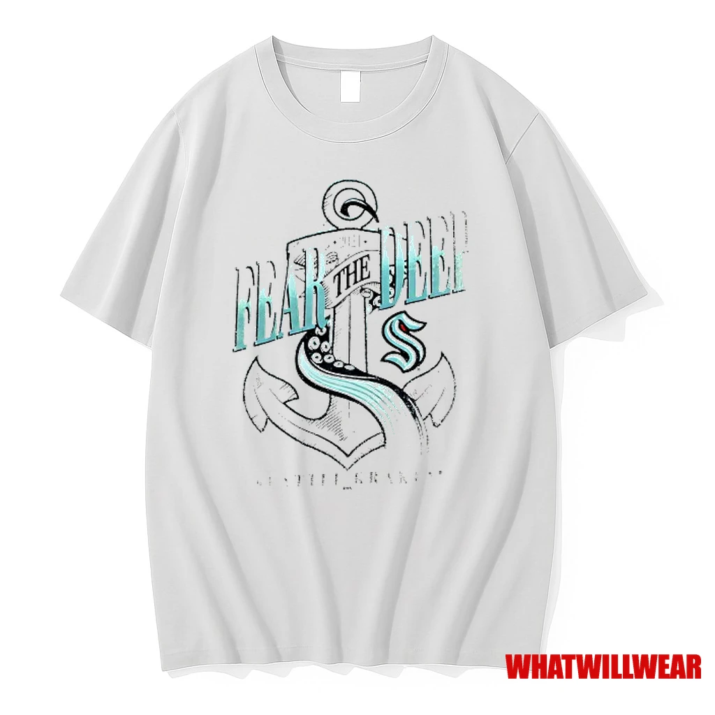 Seattle Kraken Fear The Deep Vintage Shirts