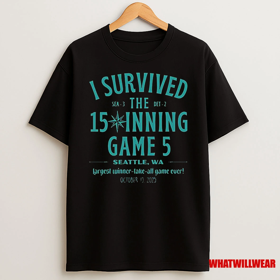 Seattle Mariners 15 Inning Game 5 Shirts