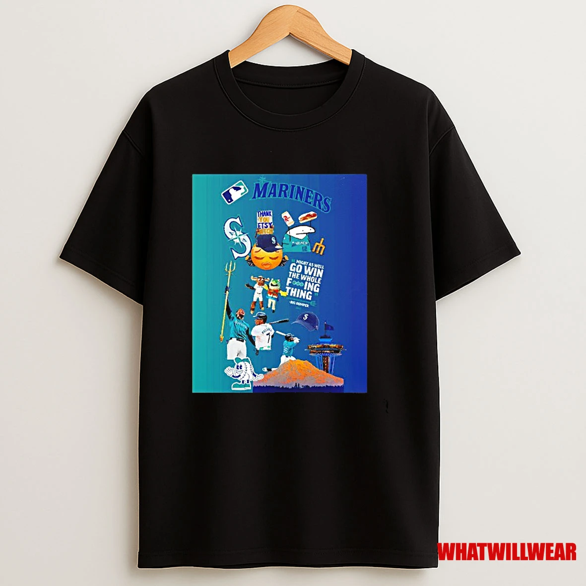 Seattle Mariners 2025 Champions Moments Collage Shirts