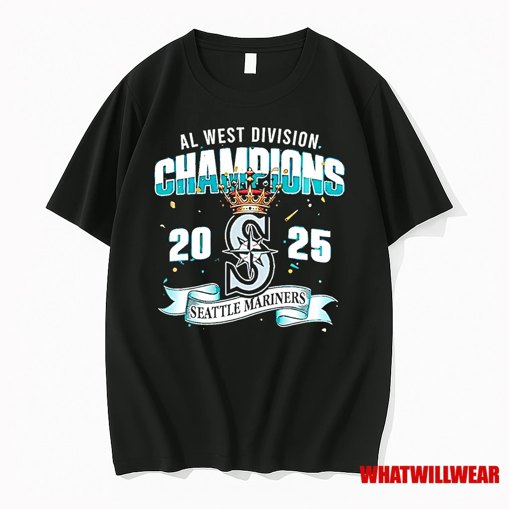 Seattle Mariners Alcs Champions 2025 Al West Division Baseball Shirts
