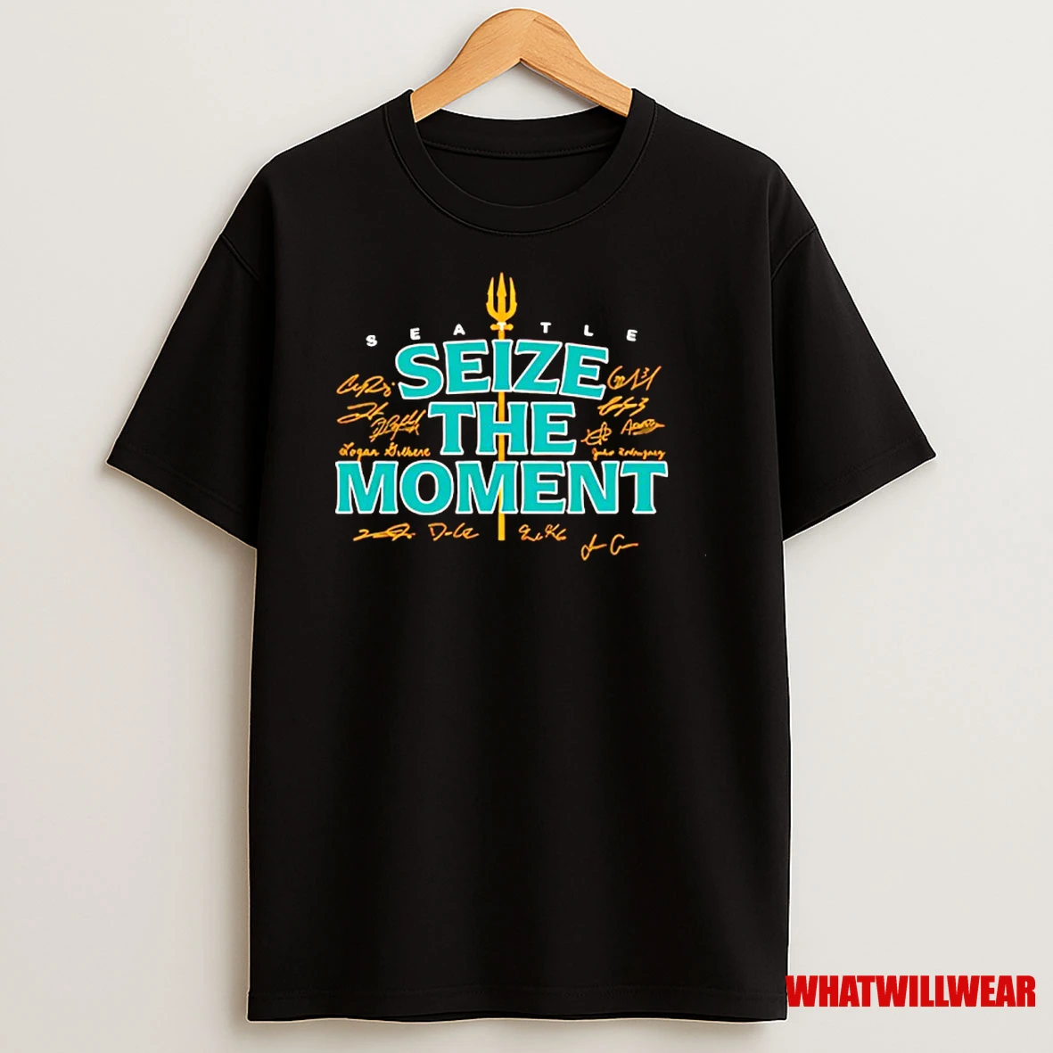 Seattle Mariners Baseball Seize The Moment Signature Shirts