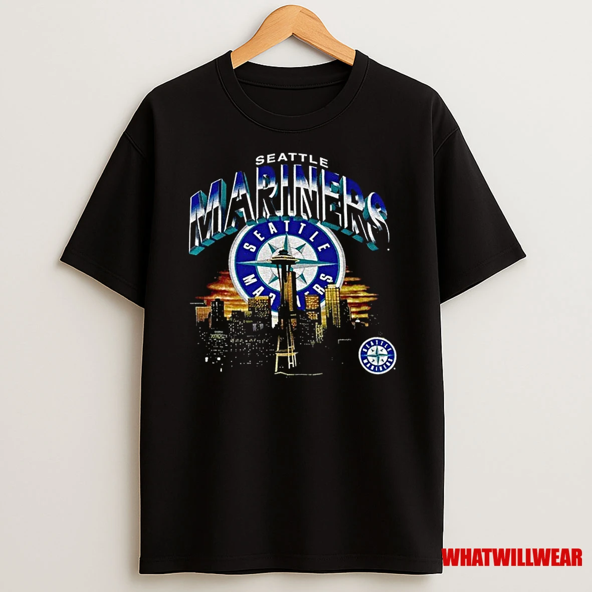 Seattle Mariners City Skyline Mlb Baseball 2025 Vintage Shirts