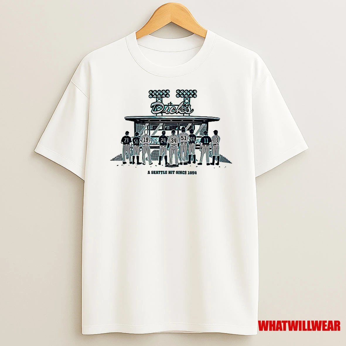 Seattle Mariners Dick Teal Legends Since 1954 Shirts