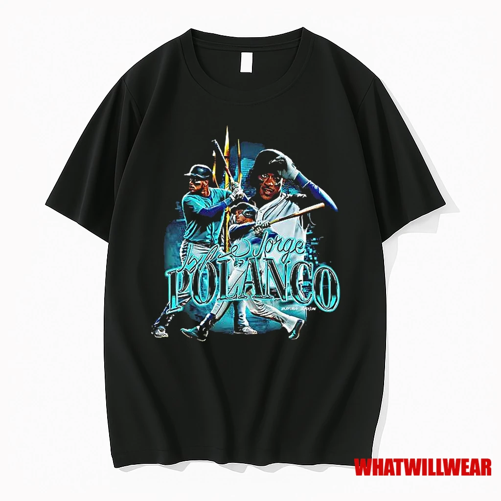 Seattle Mariners Jorge Polanco Trident Graphic Shirts