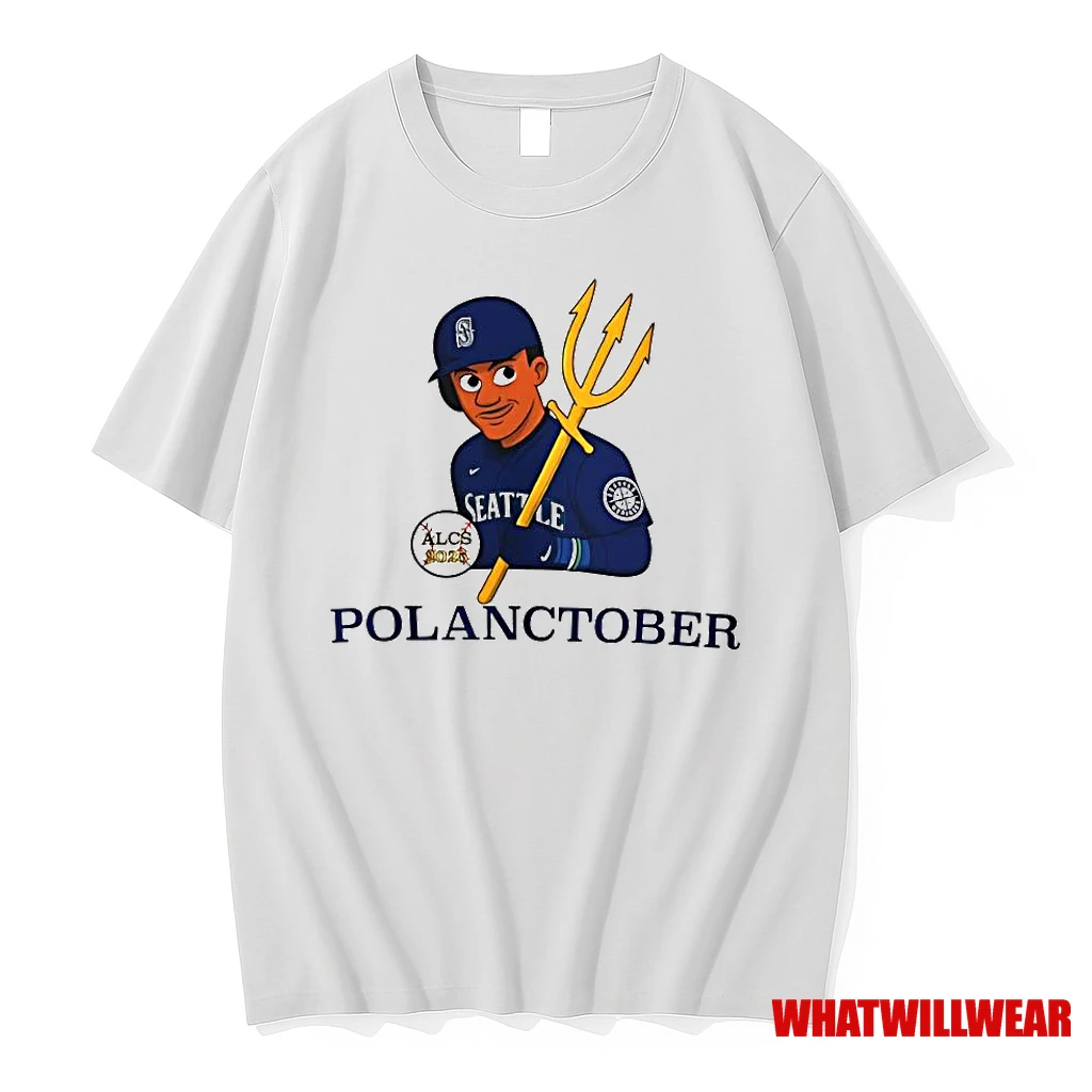 Seattle Mariners Jorge Polanco Mariners Cartoon Shirts