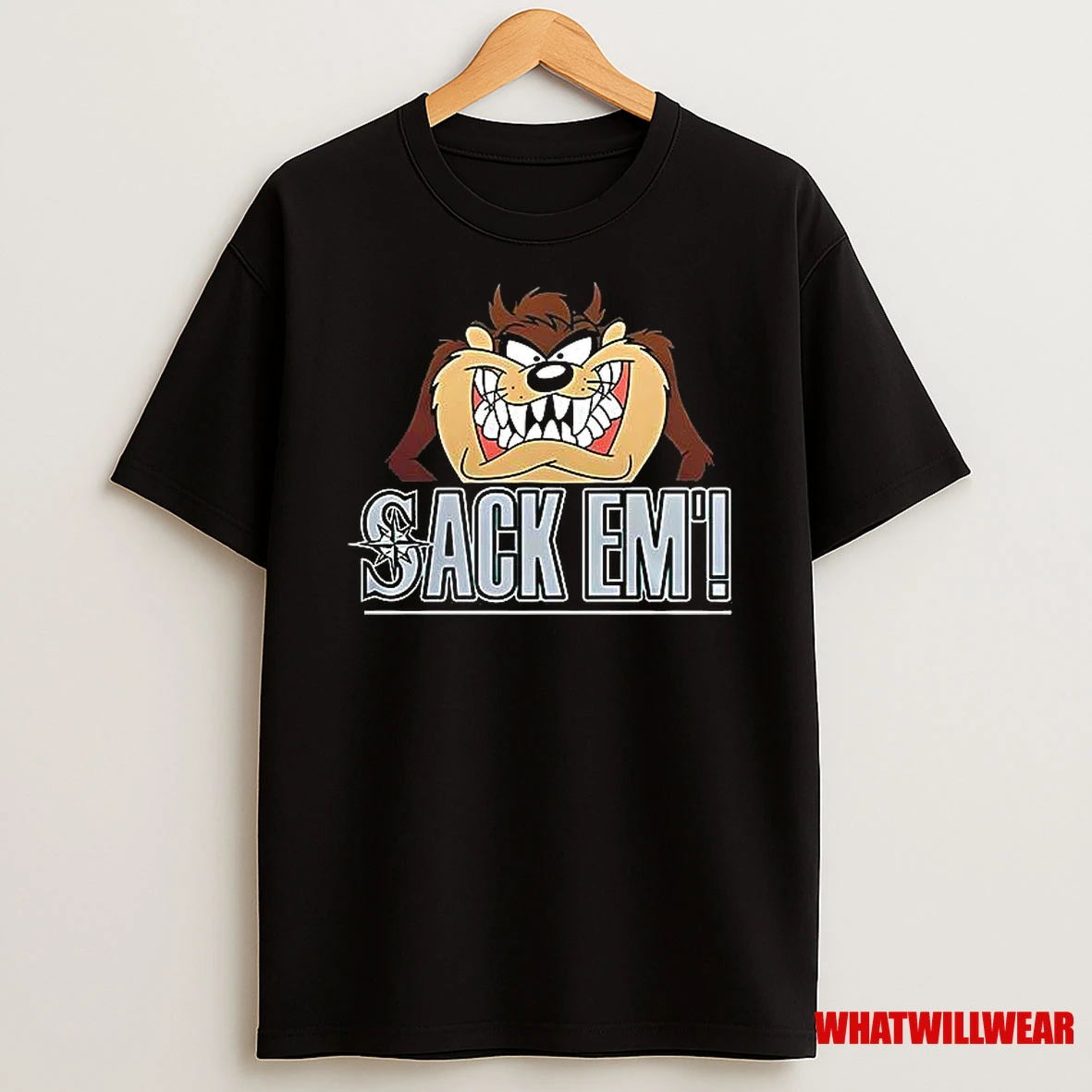 Seattle Mariners Looney Tunes Night Sack %d1%82%d0%b0%d1%88em Cartoon Shirts