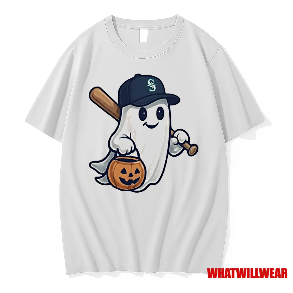 Seattle Mariners Mlb Halloween Ghost Shirts