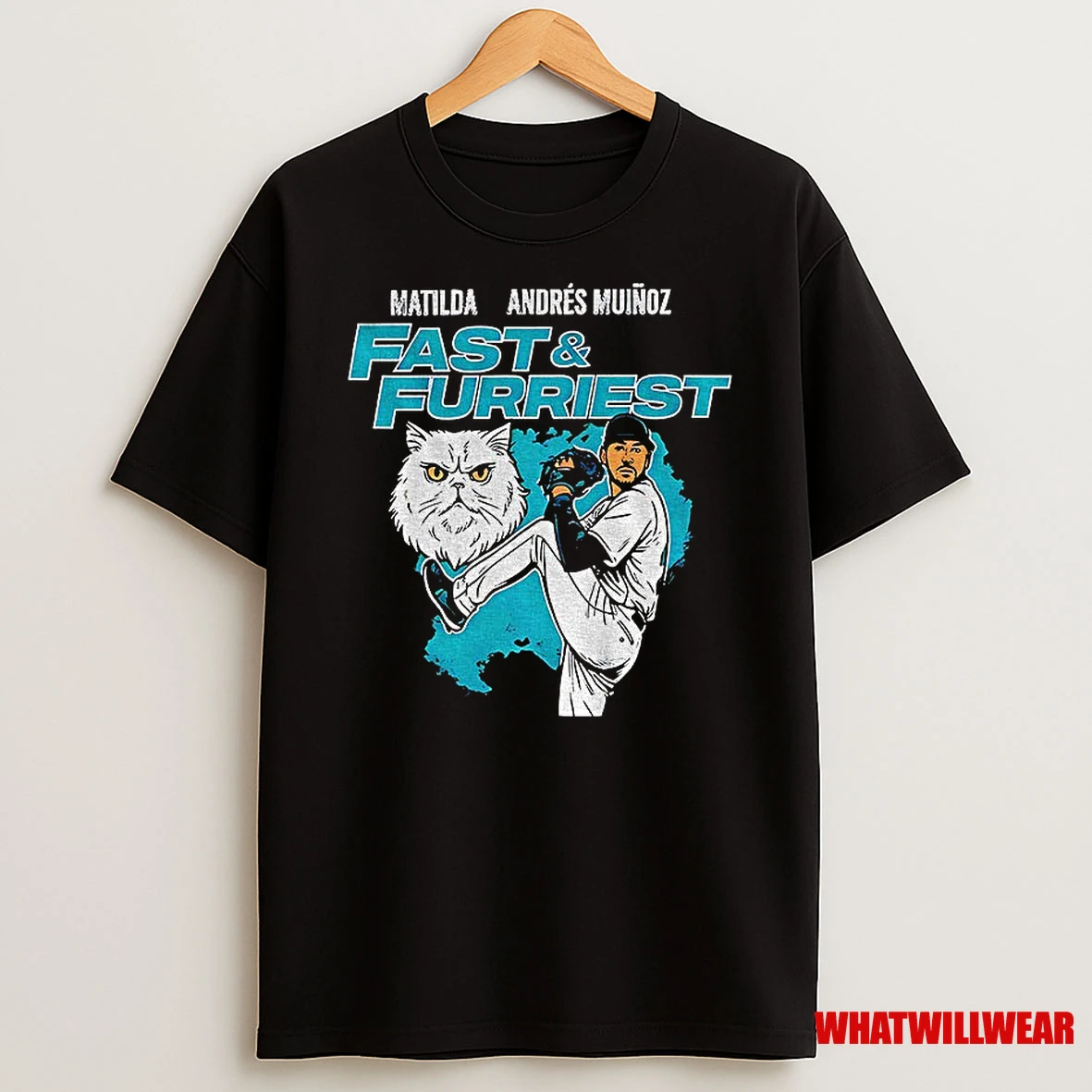 Seattle Mariners Matilda Andres Munoz Fast And Furriest Shirts