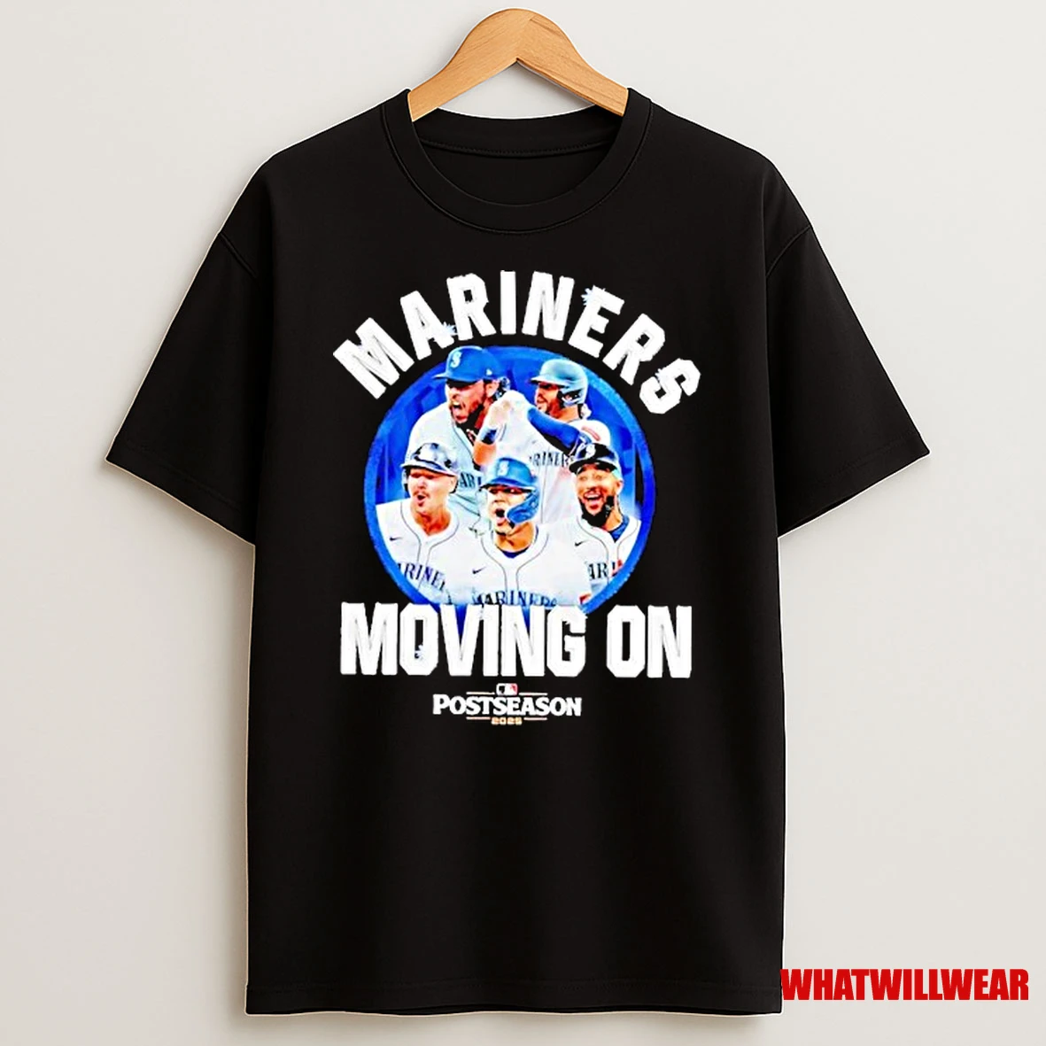 Seattle Mariners Moving On 2025 Postseason Mlb Shirts