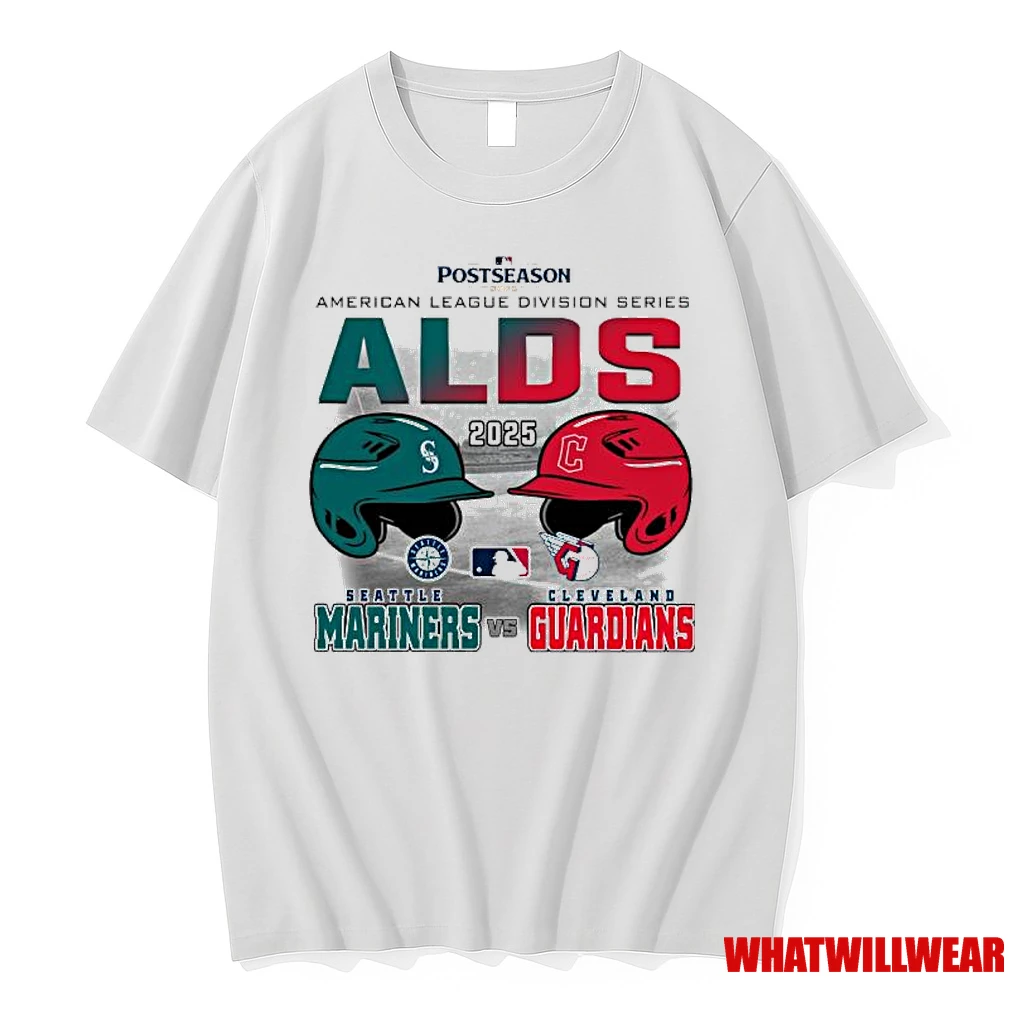 Seattle Mariners Vs Cleveland Guardians 2025 Alds American League Division Series Shirts