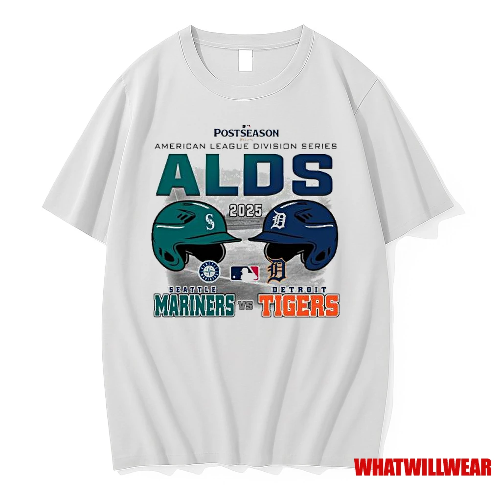 Seattle Mariners Vs Detroit Tigers 2025 Alds American League Division Series Shirts