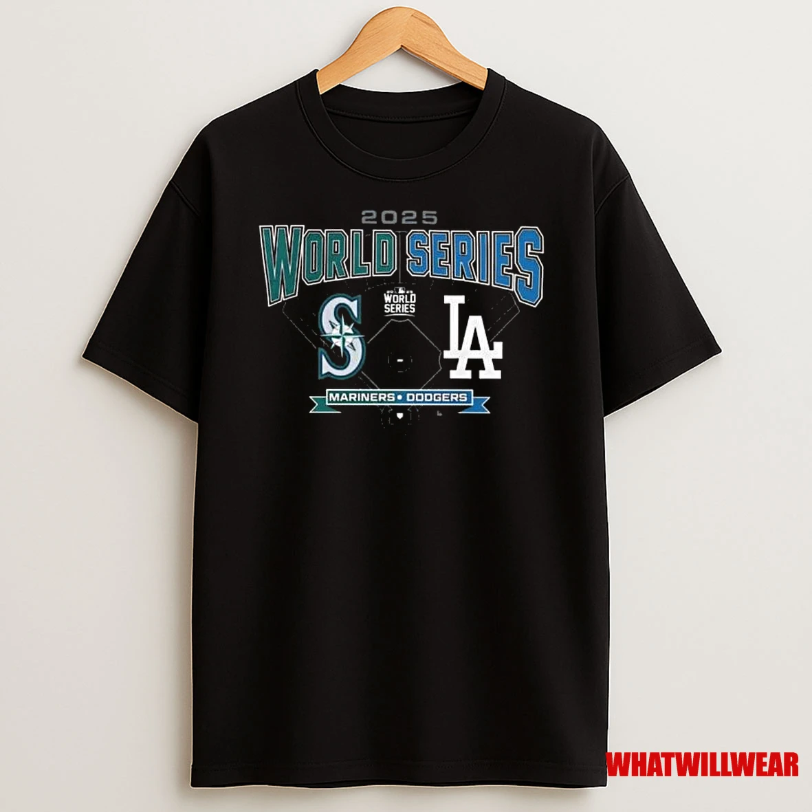 Seattle Mariners Vs Los Angeles Dodgers 2025 Mlb World Series Change Up Matchup Shirts