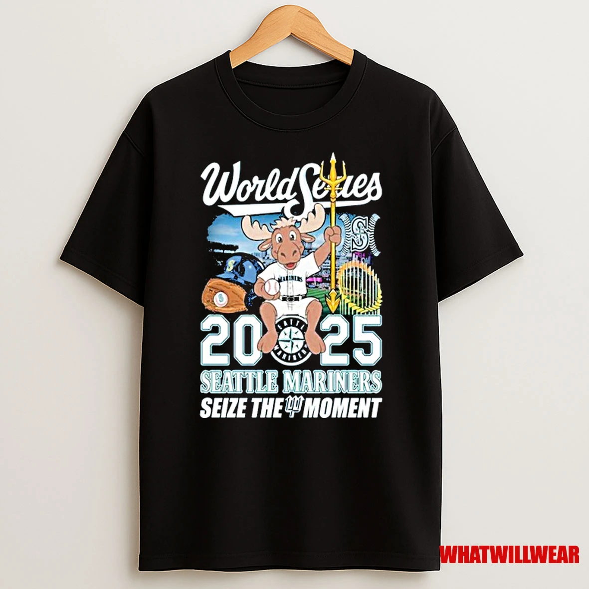 Seattle Mariners World Series 2025 Seize The Moment Mascot Shirts