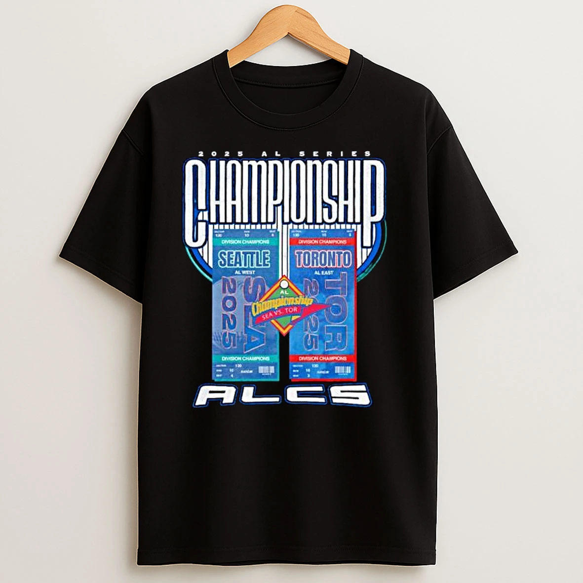 Seattle Mariners Vs Toronto Blue Jays 2025 Al Series Championship Alcs Matchup Ornaments T Shirts