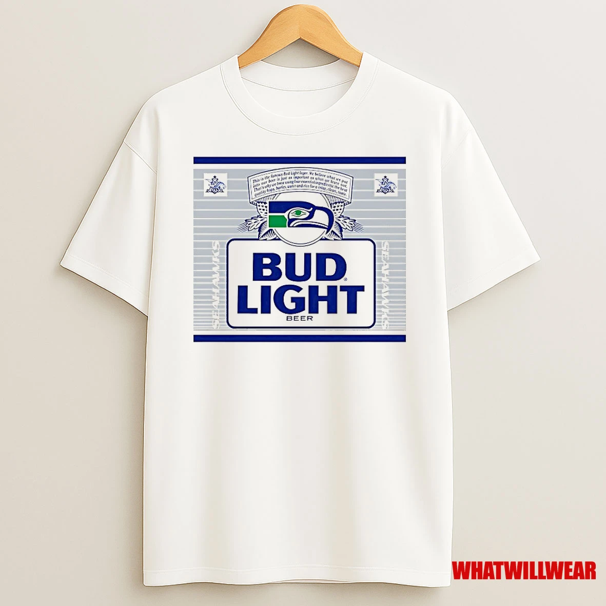 Seattle Seahawks Bud Light Logo Shirts