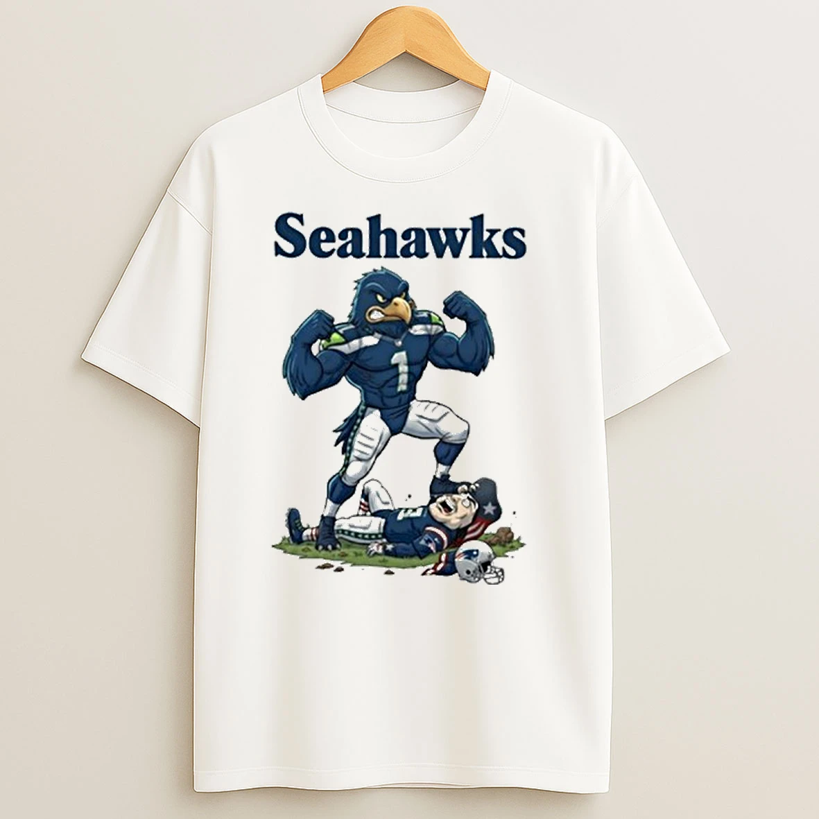 Seattle Seahawks Vs New England Patriots T Shirts